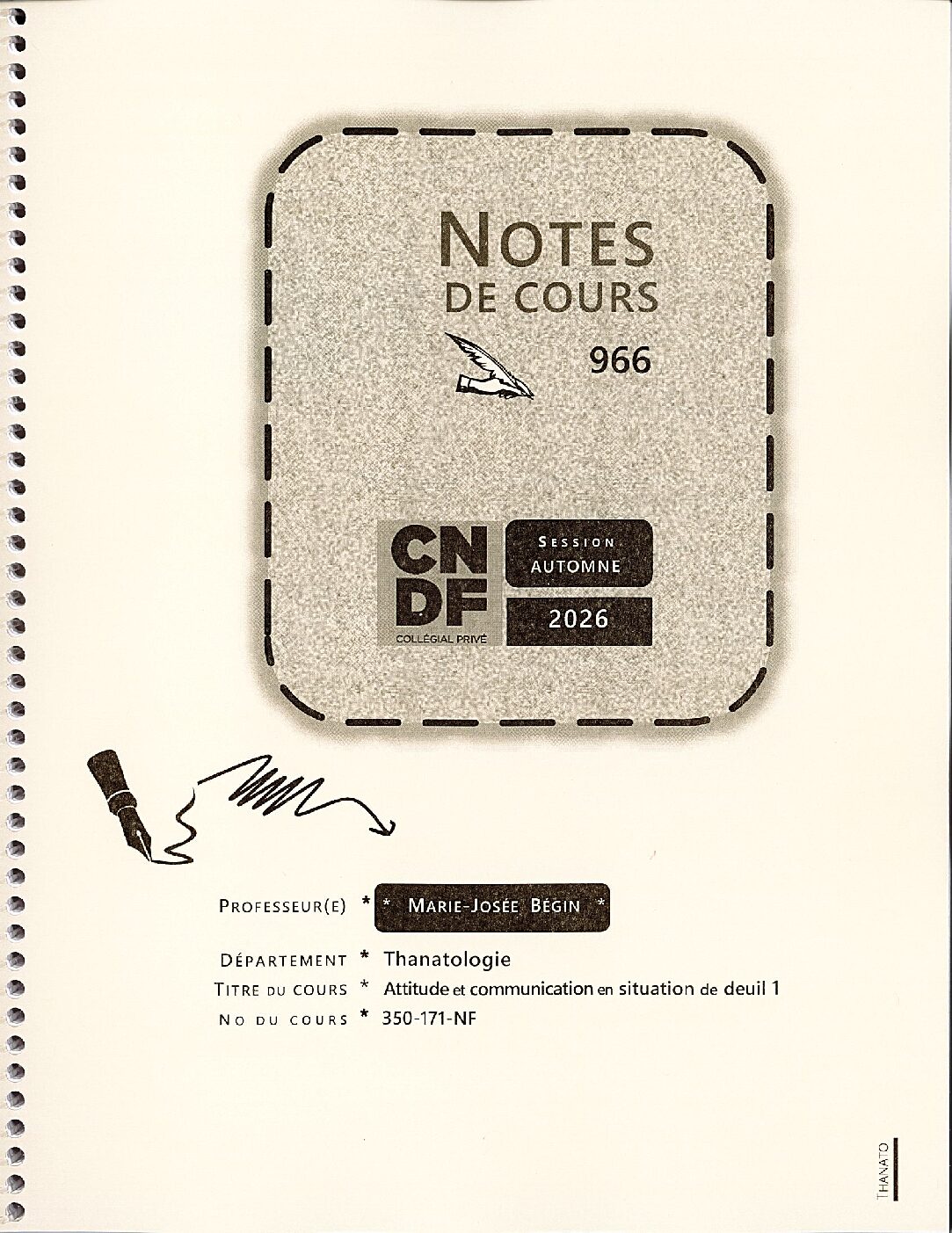 Note de cours # 966 - Attitude et communication en situation de deuil 1