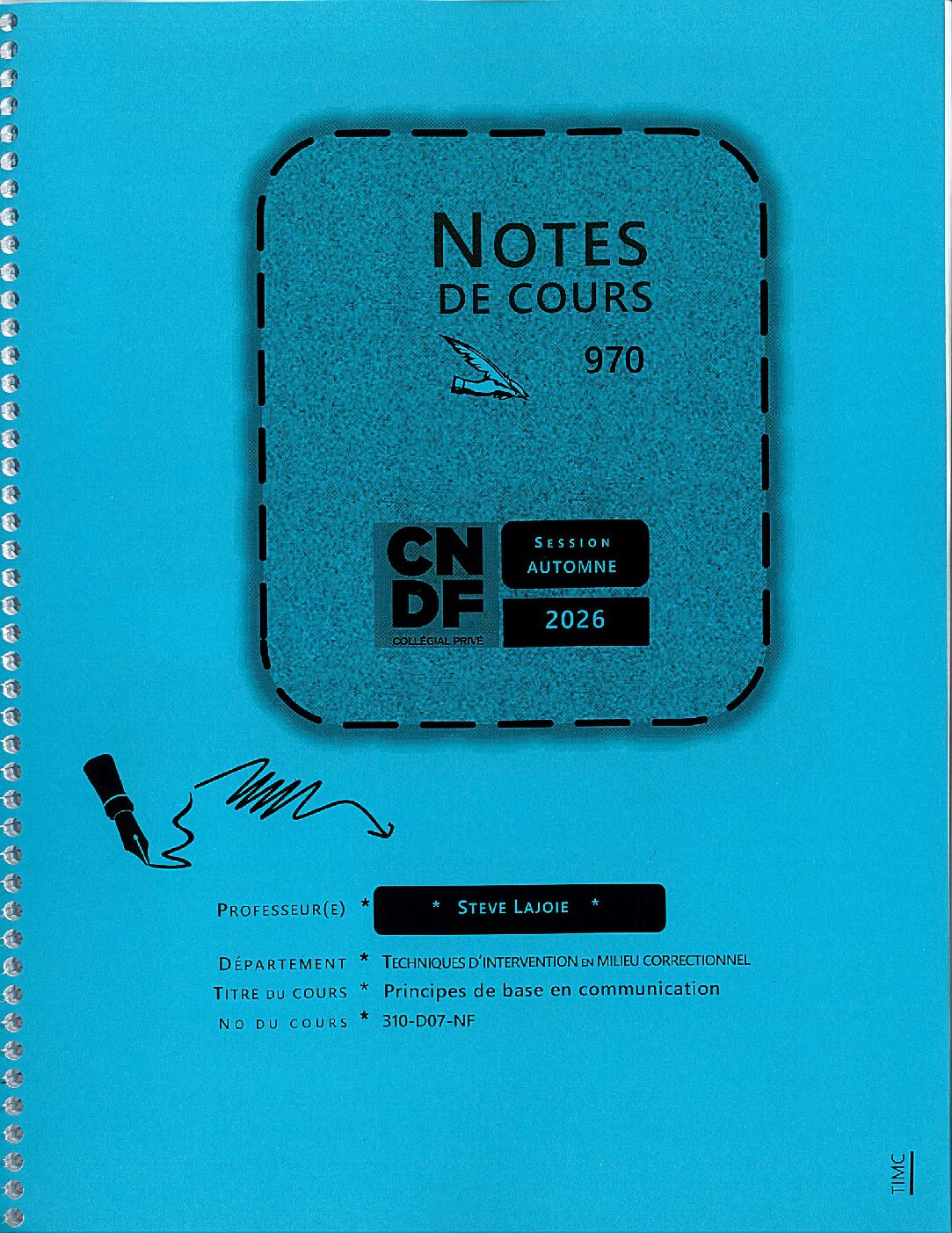 Note de cours # 970 - Principes de base en communication